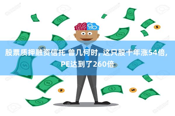 股票质押融资信托 曾几何时, 这只股十年涨54倍, PE达到了260倍