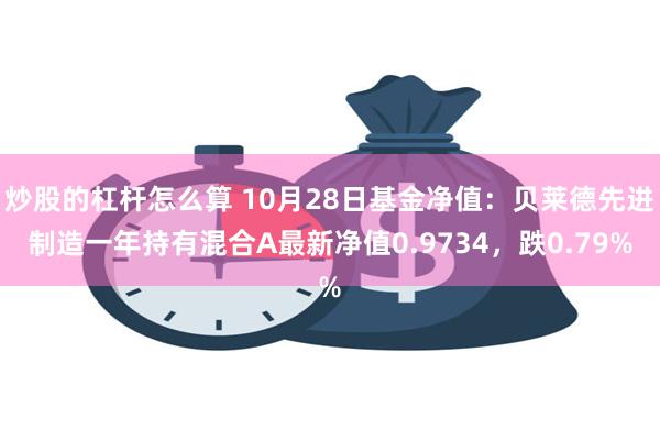 炒股的杠杆怎么算 10月28日基金净值：贝莱德先进制造一年持有混合A最新净值0.9734，跌0.79%