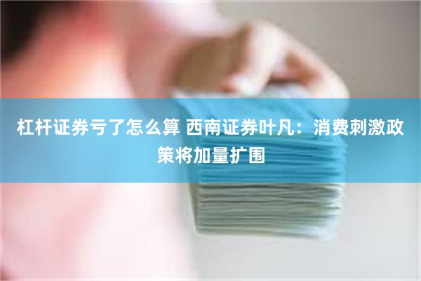 杠杆证券亏了怎么算 西南证券叶凡：消费刺激政策将加量扩围