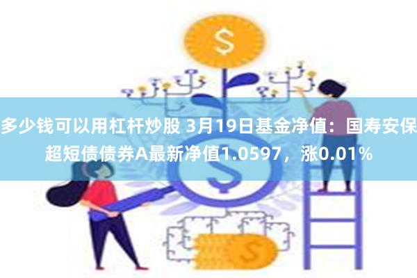 多少钱可以用杠杆炒股 3月19日基金净值：国寿安保超短债债券A最新净值1.0597，涨0.01%